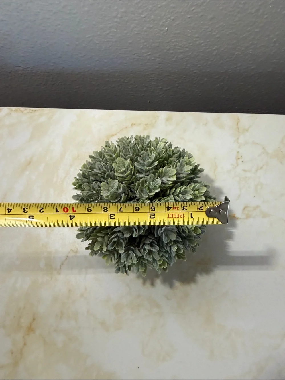 -Faux Potted Topiary Plant – Like New